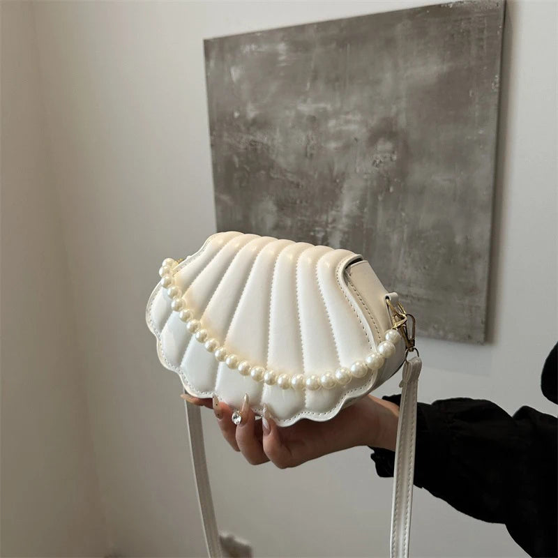Korean-style Chic Single-shoulder Bag, Niche Trend Shell Bag, Fashionable and Simple Crossbody Bag 2025 Summer New Bag for Women