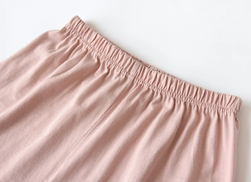 Cotton Shorts Pajamas Set for Women Sleepwear Short-sleeved Spring and Summer Home Suit Pyjamas Women Homewear Clothes
