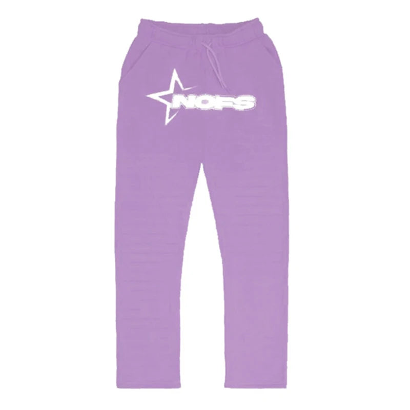 2024 New sweatsuit Letter Printing Streetwear Y2K Men's Hip Hop Oversized Hoodie Sweatshirt Sweatpant Casual Pants Sportswear