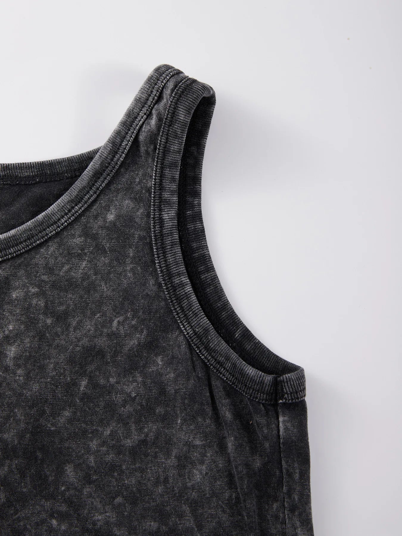 2PCS 100% Cotton Solid Color Washed Vest Womens Summer Casual Tank Top Y2K Sleeveless Clothes Soft Comfortable Sportswear