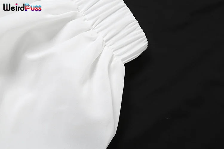 Weird Puss Ball Gown Skirts Women Y2K Hottie 2024 Summer Trend Midnight Waistband Miniskirts Birthday Streetwear Wild Bottoms