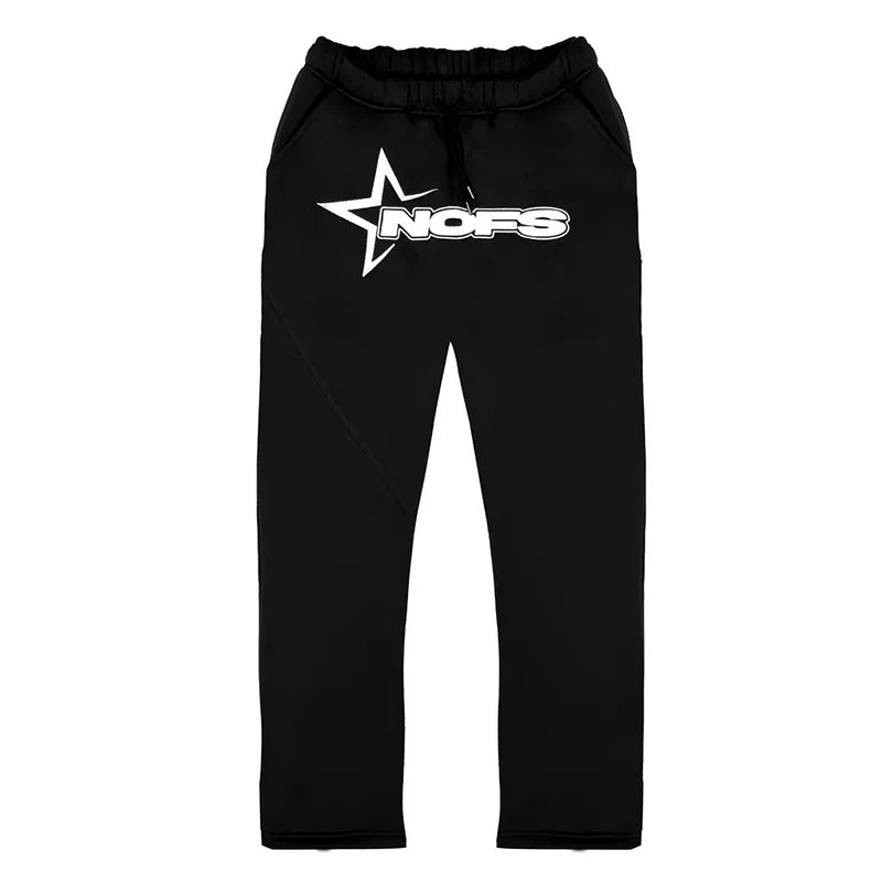 2024 New sweatsuit Letter Printing Streetwear Y2K Men's Hip Hop Oversized Hoodie Sweatshirt Sweatpant Casual Pants Sportswear