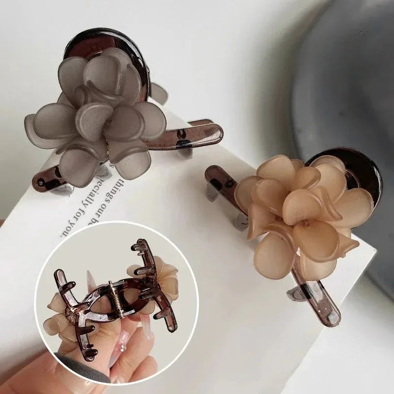 Korean 1/2pcs Sweet Black Red Bow Small Hair Claw Clip Princess Velvet Bow Hair Clip Claw Clamp Headwear Girls Women