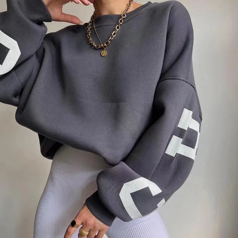 Casual Loose Harajuku Y2K Retro Letter Hoodie Women 2025 American New Street Hip-hop Fashion Punk Oversized Sweatshirt Men