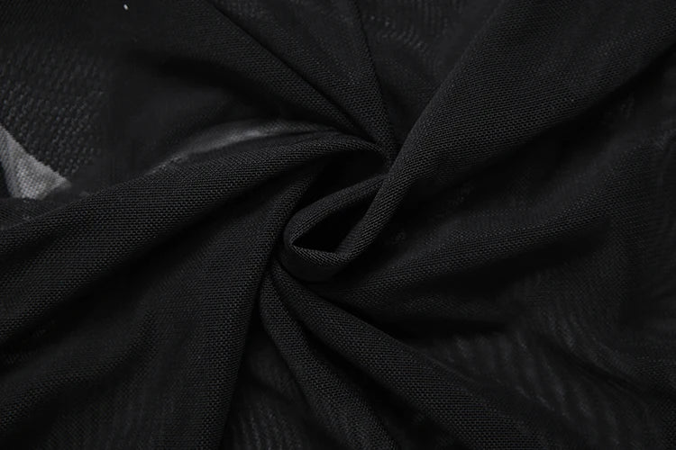 Weird Puss Patchwork Mesh Y2K Sexy Camisole Women Halter Bandage Low-Neck Tassel Ruffles 3d Flowers Midnight Club Sexy Tank Tops