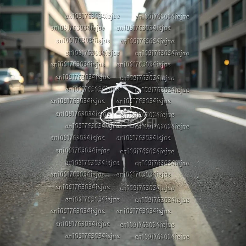 MOTO 2025 Summer Brand CRTZ Short High-quality Women's Men's Hip-hop Casual Short Fashion Trend Solid Clothing Y2k Shorts