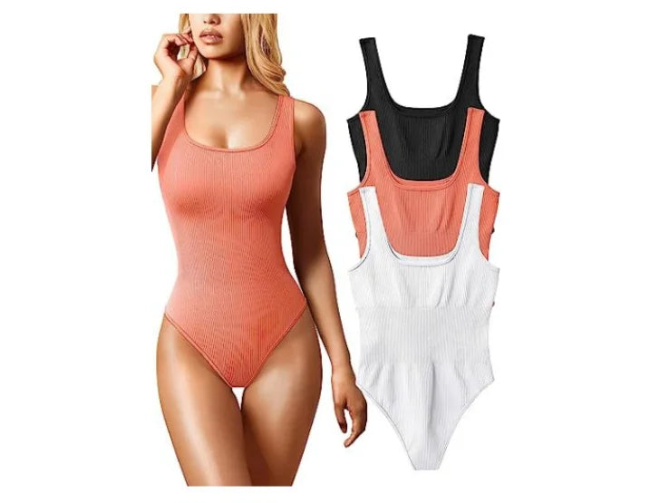 summer solid sexy bodycon women bodysuits female Knit slim casual bodysuit chic lady club short playsuits femme
