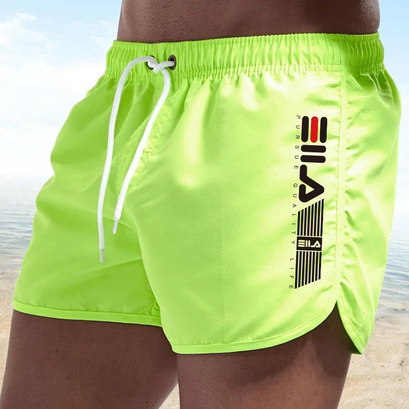 Summer beach swimming shorts: Fashionable and best-selling printed shorts, comfortable ultra-thin quick-drying beach shorts