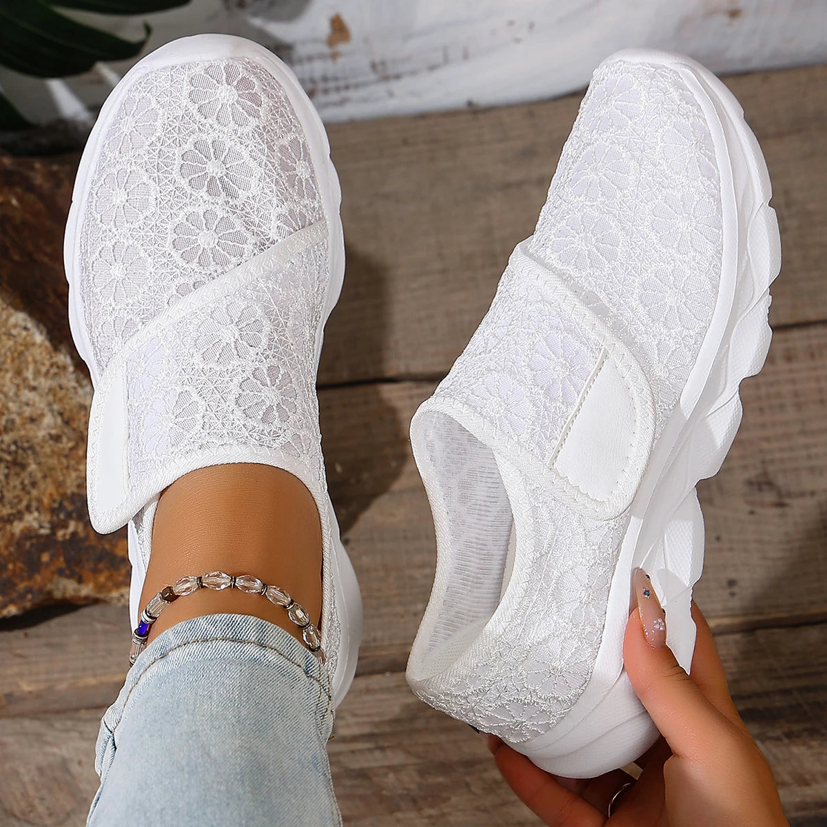 Summer Casual Orthopedics Wide Feet Swollen Shoes Thumb Eversion Adjusting Soft Comfortable Diabetic Shoe Walking Shoes