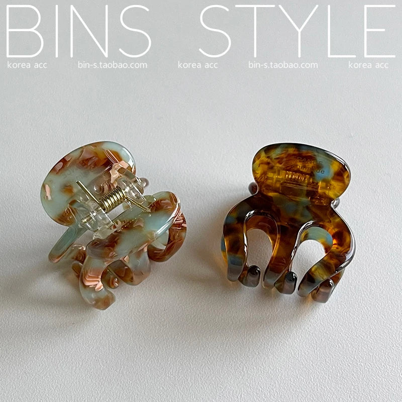 3cm Mini Hair Clip  Korean Style Fashion Cute ClawFor Fringe Kids Girls Bobby Pins for Pieces kawaii Hair Accessories Pumpkin