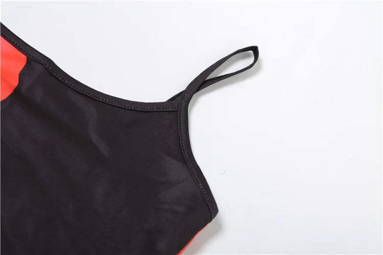 Weird Puss Y2K Floral Print 2 Piece Set Women Sexy Low-Neck Camisole+Skinny Peach Hip Skirts Vacation Trend Beach Style Outfits