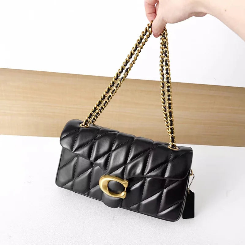 2025 New Arrival Chain Crossbody Bag, Quilted Sheepskin Shoulder Bag, Fashion Tote and Underarm Bag for Women