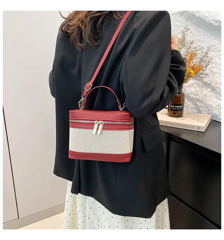 Fashion Round Bucket Bags For Women's Daily Used, Leopard Pattern Crossbody Shoulder Bag For Commuting, Casual Ladies Handbags