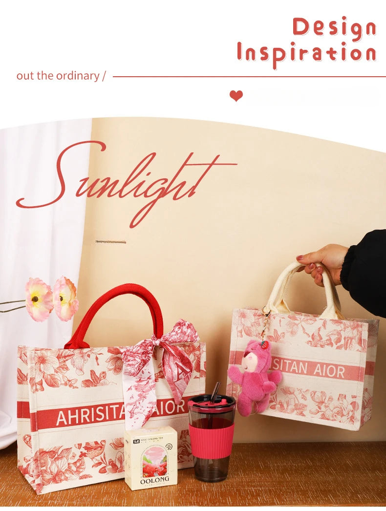 Premium Pink Gift Bag - Ideal for Wedding, Birthday, and Special Occasions Elegant, Portable Bag