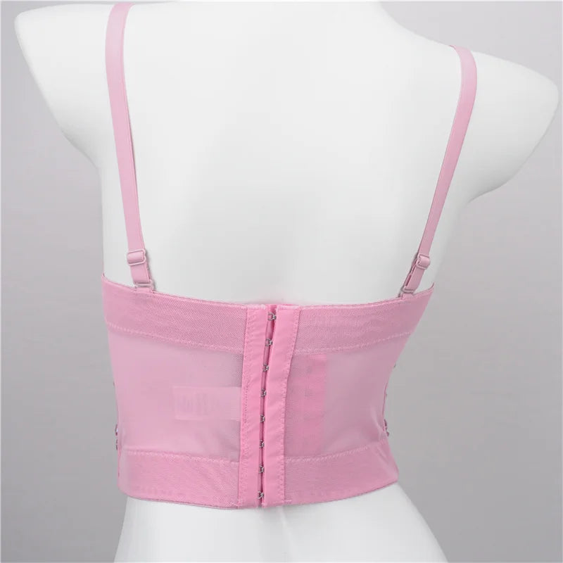 Bling Rhinestone Corset, Luxury Woman Clothes
