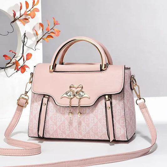 High Quality Bags Fashion Print Leather Shoulder Bag Luxury Design Shoulder Bag Elegant Small Square Bag