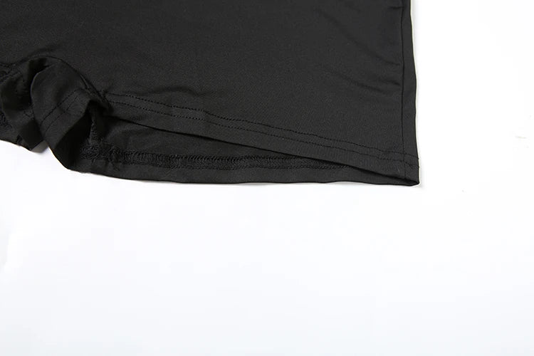 Weird Puss Letter Print Women2 Piece Set Casual Sporty Zip Crop Tops+Shorts Matching Streetwear Stretch Skinny Streetwear Suits