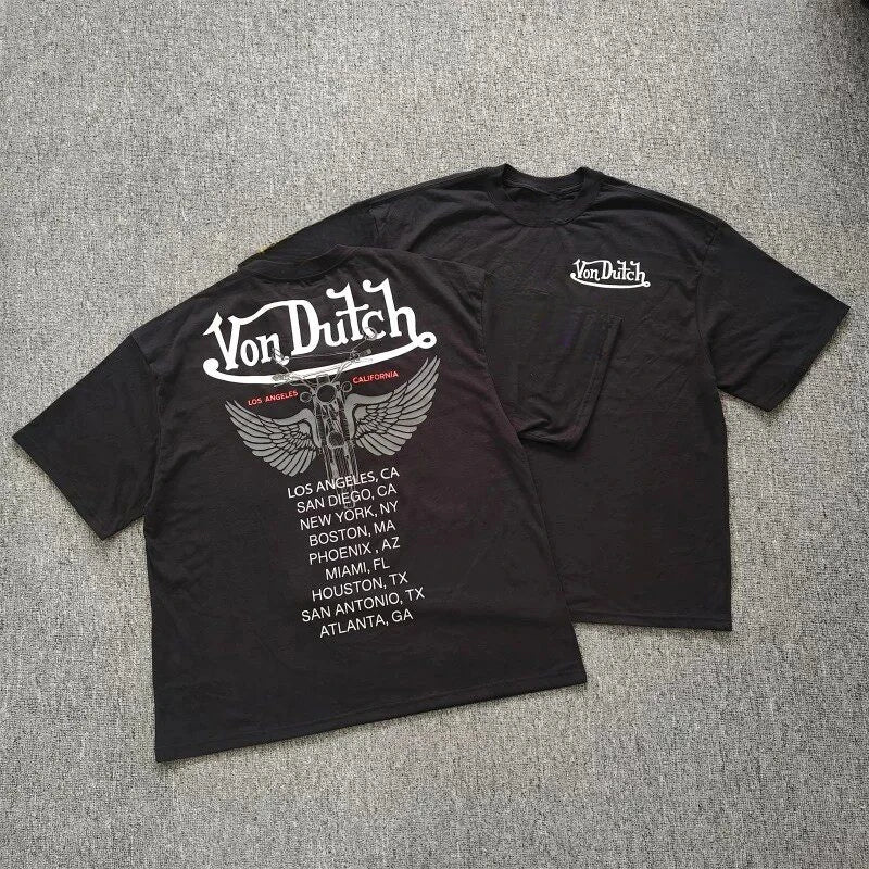 New Men Casual Round Neck Short Sleeve Pure Cotton T-Shirt Summer Vacation Top Funny Graphic Tees Y2K Street Wear