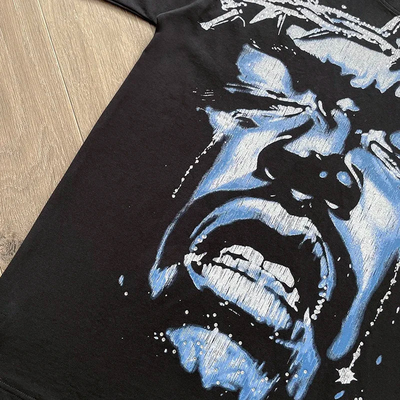 HS  Wings of Liberty printed short-sleeved T-shirt