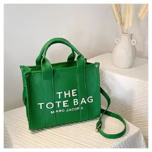 The Style That All Sweet Girls Like Dopamine Core! 2025 Neon Tote - 3D Patch Decor, Commuter/Shoulder Versatility