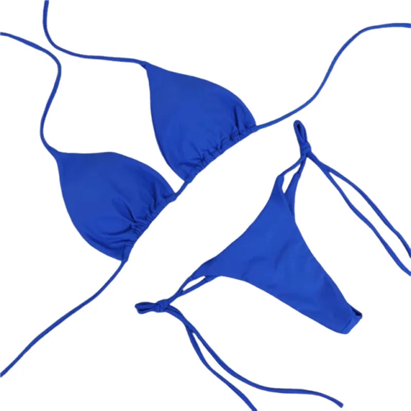 Sexy Bikinis Set Summer Brazilian Swimsuit Women Bra Thong Two Pieces Swimwear Beachwear Bathing Suit Beachwear Swimsuit Women